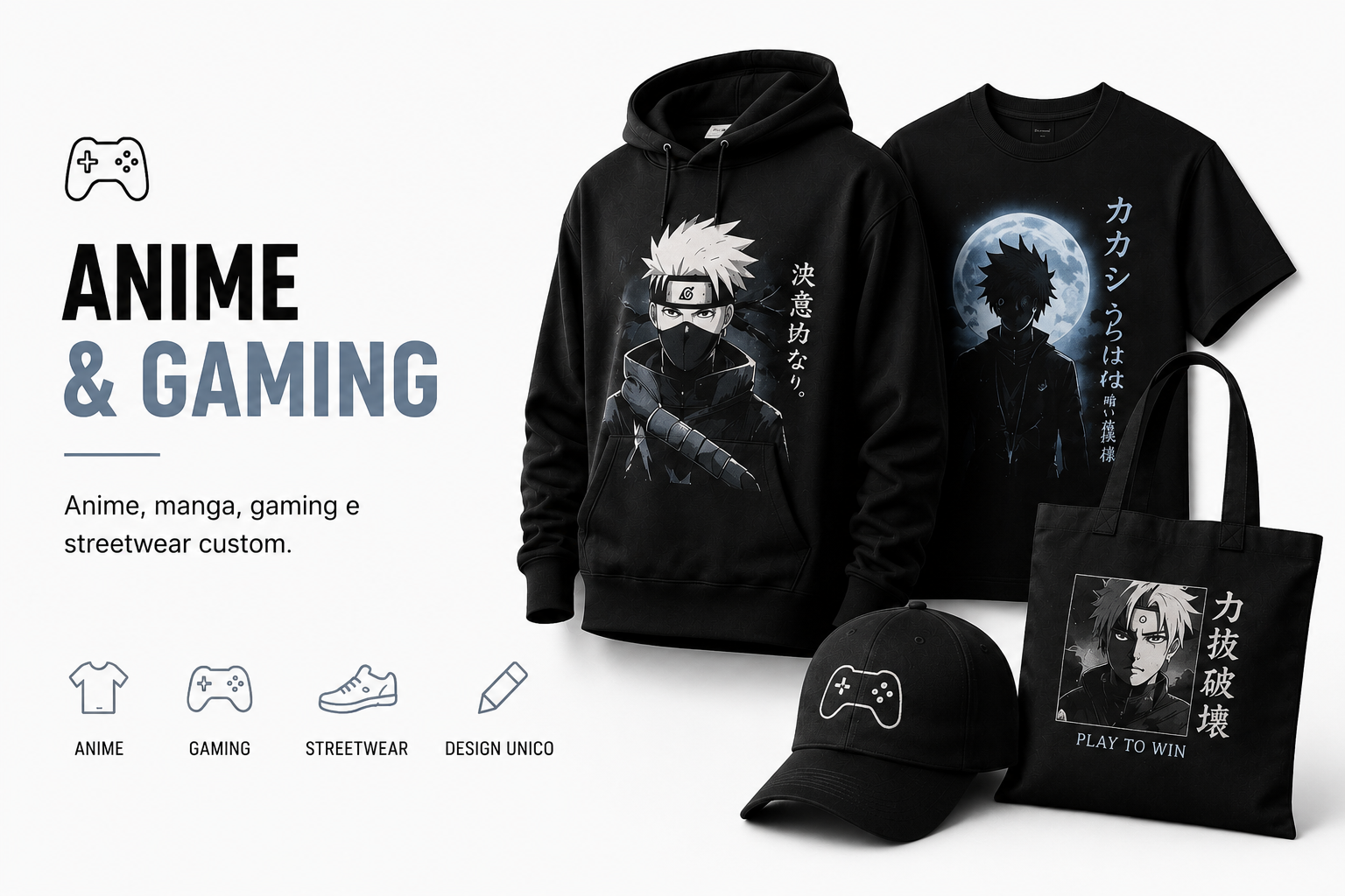 Streetwear, Anime & Gaming