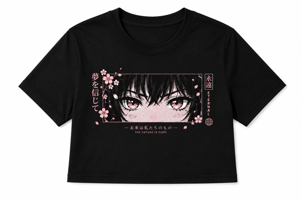 Crop Top Personalizzato Streetwear, Anime & Gaming