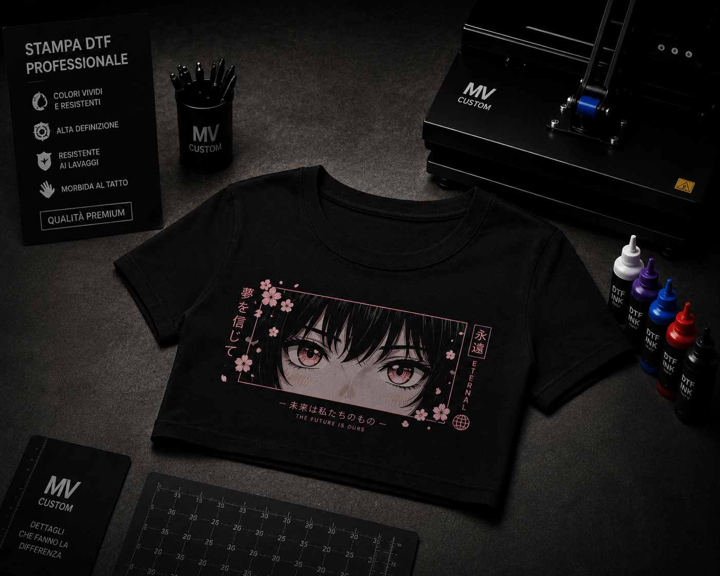 Crop Top Personalizzato Streetwear, Anime & Gaming
