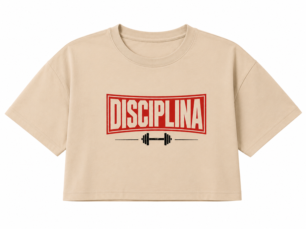 Crop Top Personalizzato con Testo