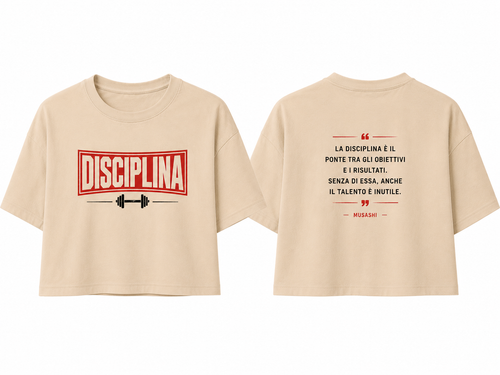 Crop Top Personalizzato con Testo