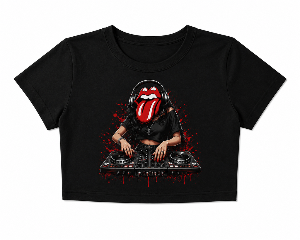 Crop Top Personalizzato Musica