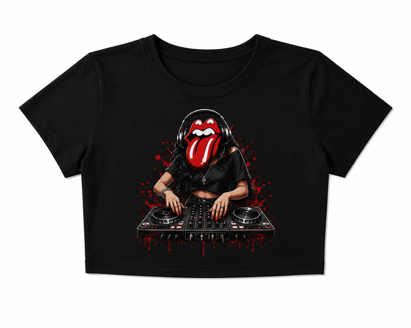 Crop Top Personalizzato Musica