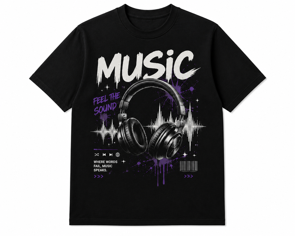 T-shirt Personalizzata Musica