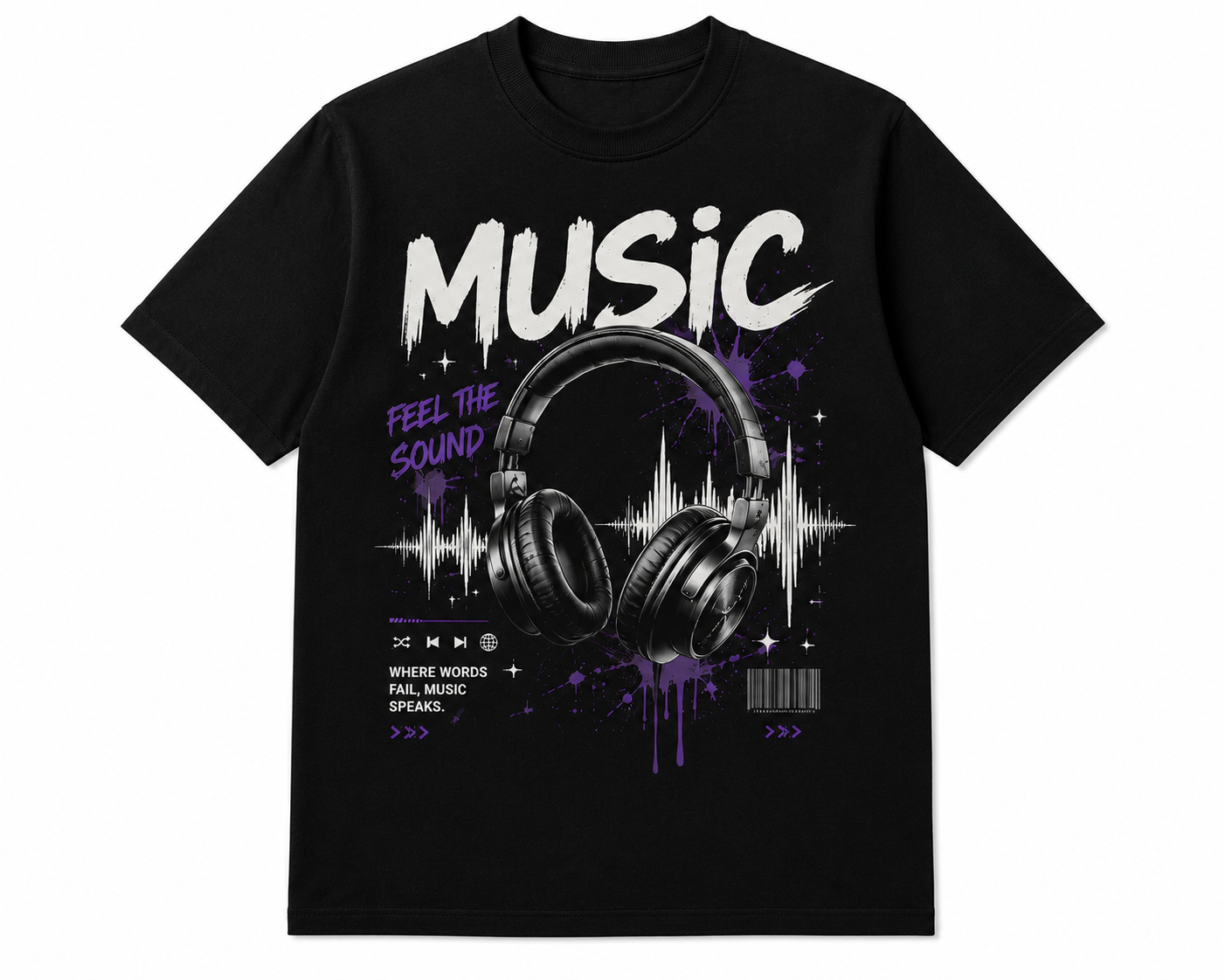 T-shirt Personalizzata Musica