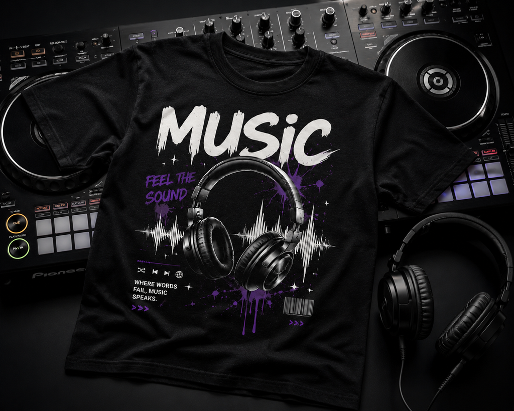 T-shirt Personalizzata Musica