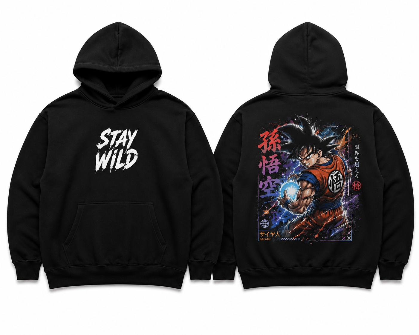 Hoodie Personalizzata Streetwear, Anime & Gaming