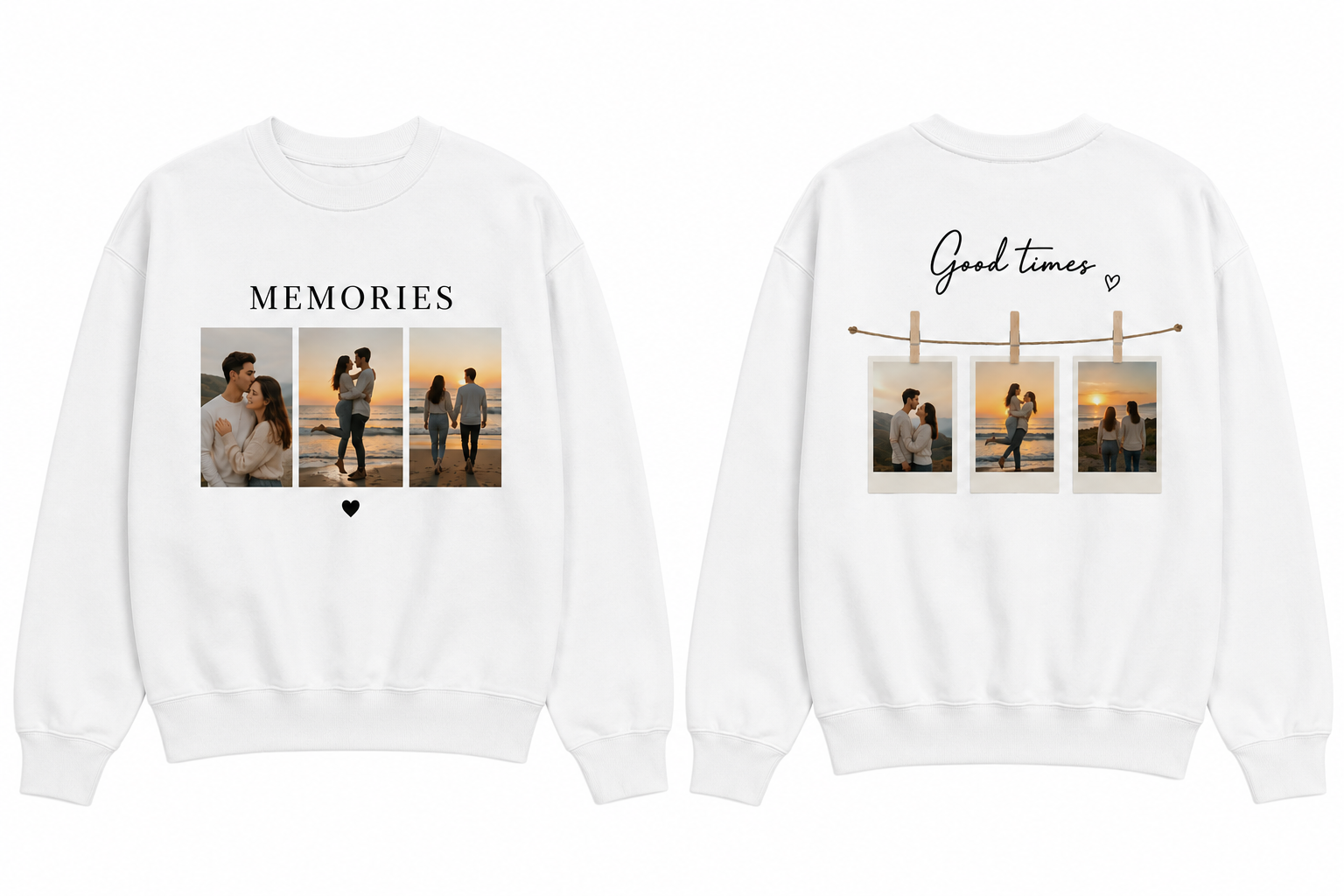 Sweatshirt Personalizzata con Foto