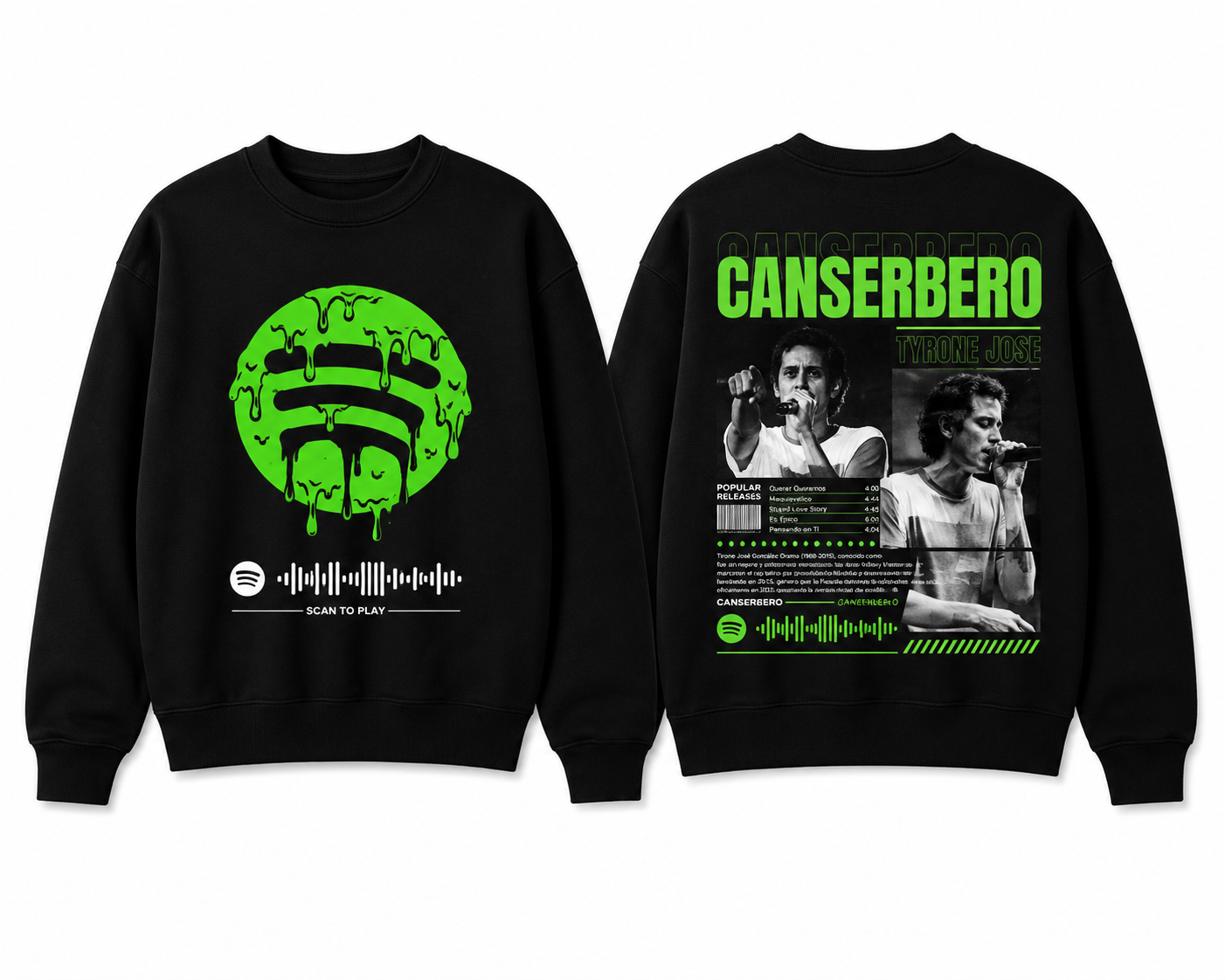Sweatshirt Personalizzata Musica