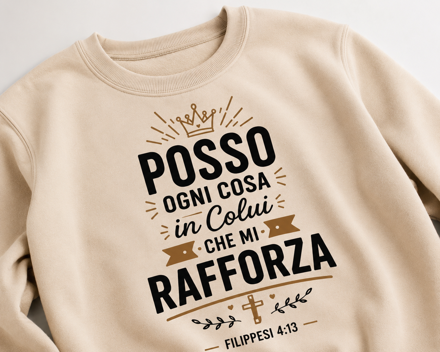 Sweatshirt Personalizzata con Testo