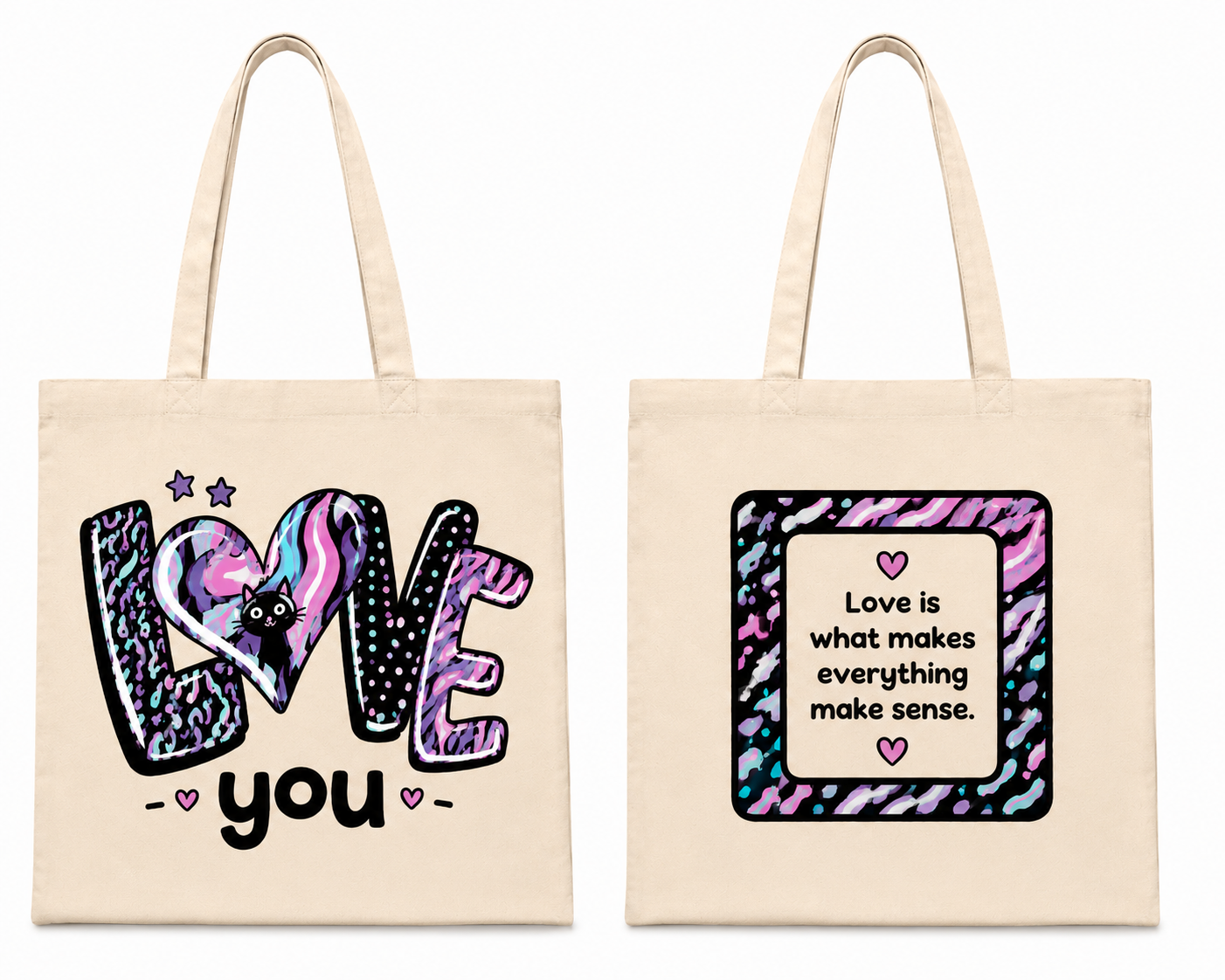 Tote Bag Personalizzata con Testo