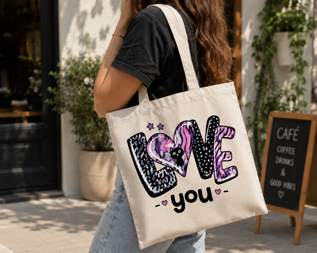 Tote Bag Personalizzata con Testo
