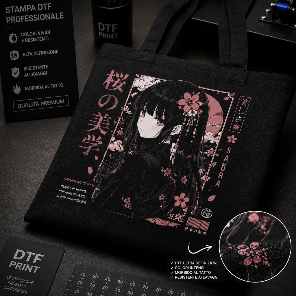 Tote Bag Personalizzata Streetwear, Anime & Gaming